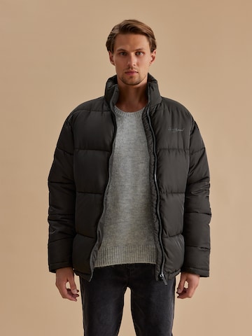 DAN FOX APPAREL Winter jacket 'Hanno' in Grey: front