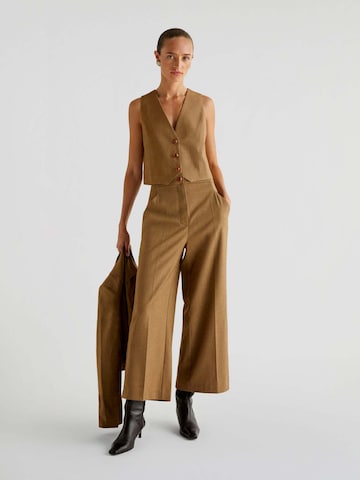 Scalpers Wide Leg Hose in Beige