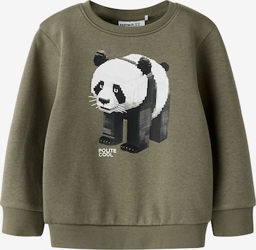 NAME IT - Sudadera en verde: frente