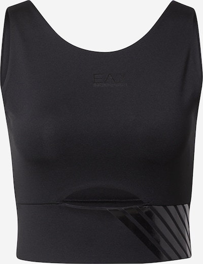 EA7 Emporio Armani Sport-BH in schwarz, Produktansicht