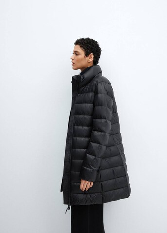 MANGO Winter Jacket in Black