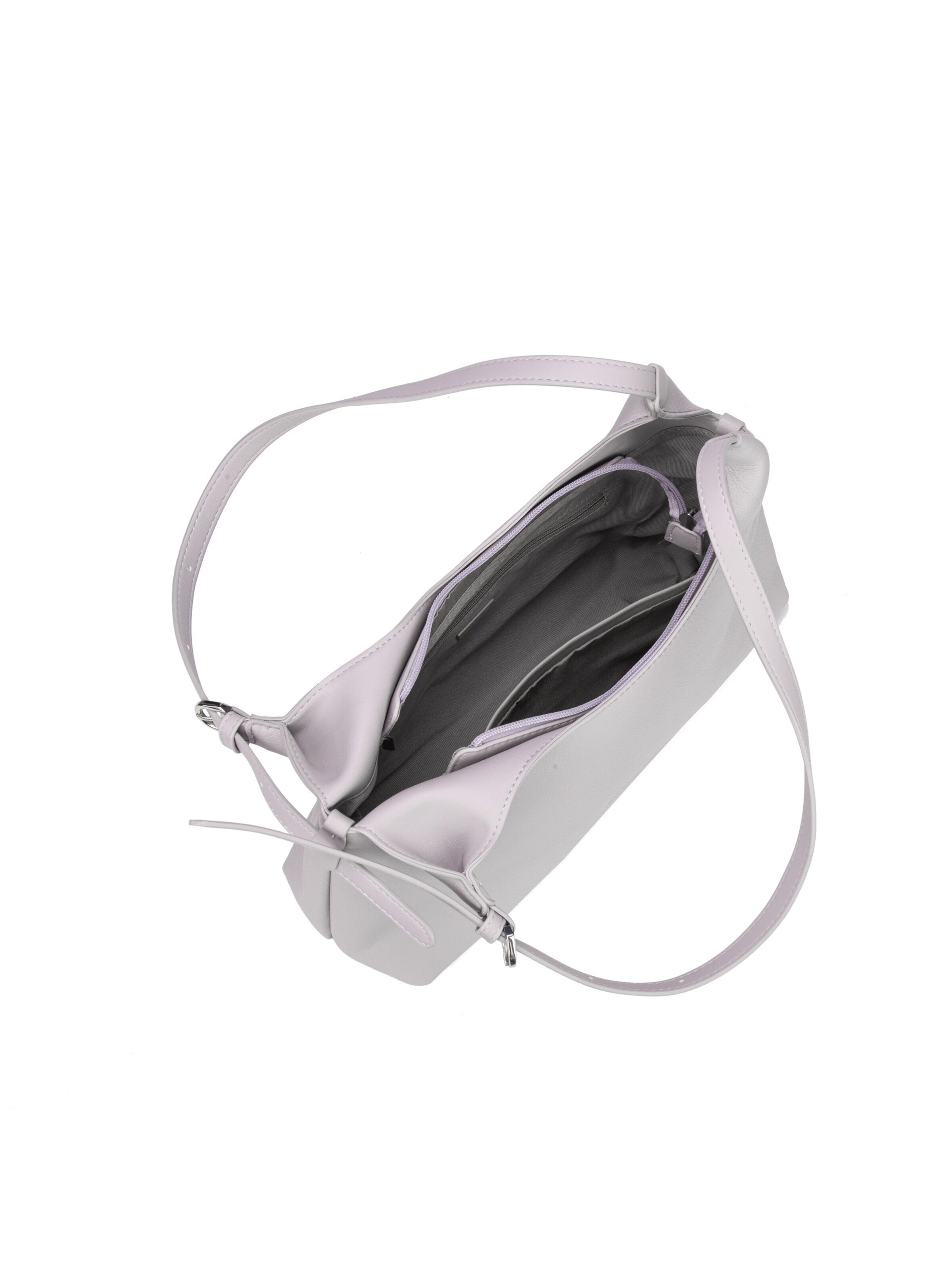 Borsa a spalla 'Borsa a Spalla Hobo David Jones Ecopelle Morbida Zip' di David Jones in lilla
