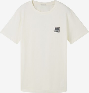 TOM TAILOR Shirt in White: front