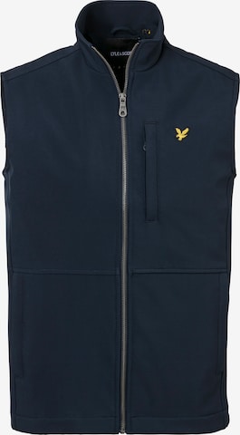 Lyle & Scott Sports Vest in Blue: front