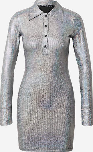 Motel Košulja haljina 'Jevina' u miks boja / srebro, Pregled proizvoda