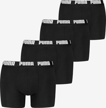 PUMA Boxershorts in Zwart: voorkant