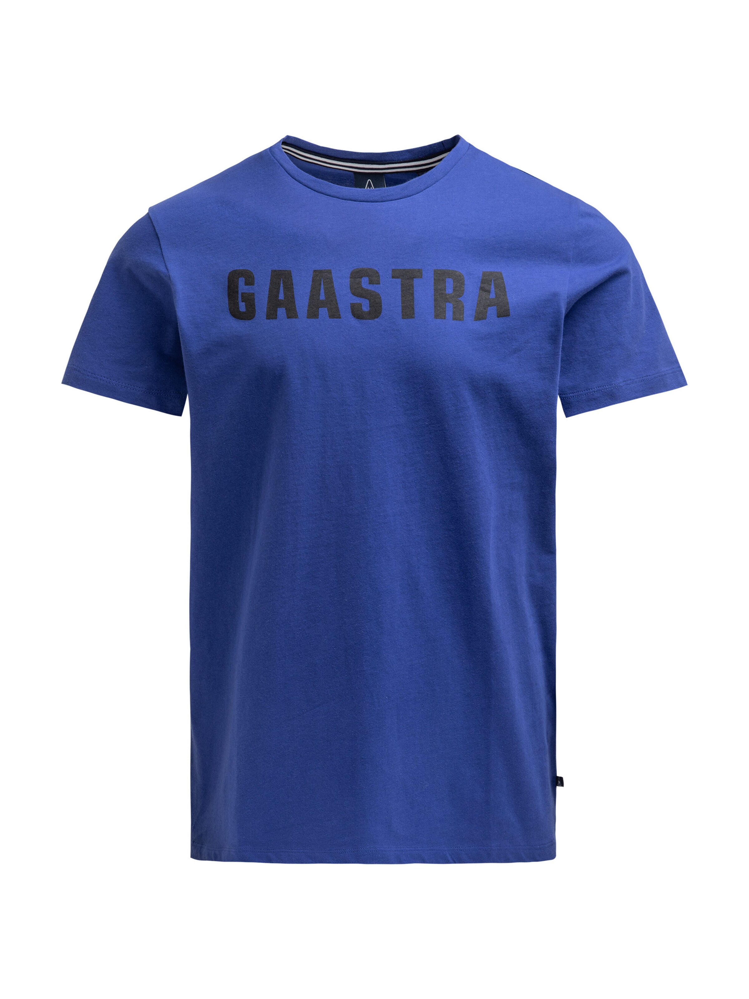 Gaastra Basic T-Shirt Rundhals mit GAASTRA Logo in Blau: Vorderseite