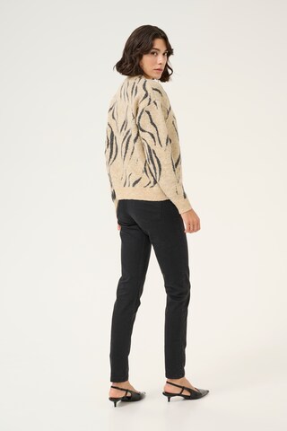 Pull-over 'Billie' Kaffe en gris
