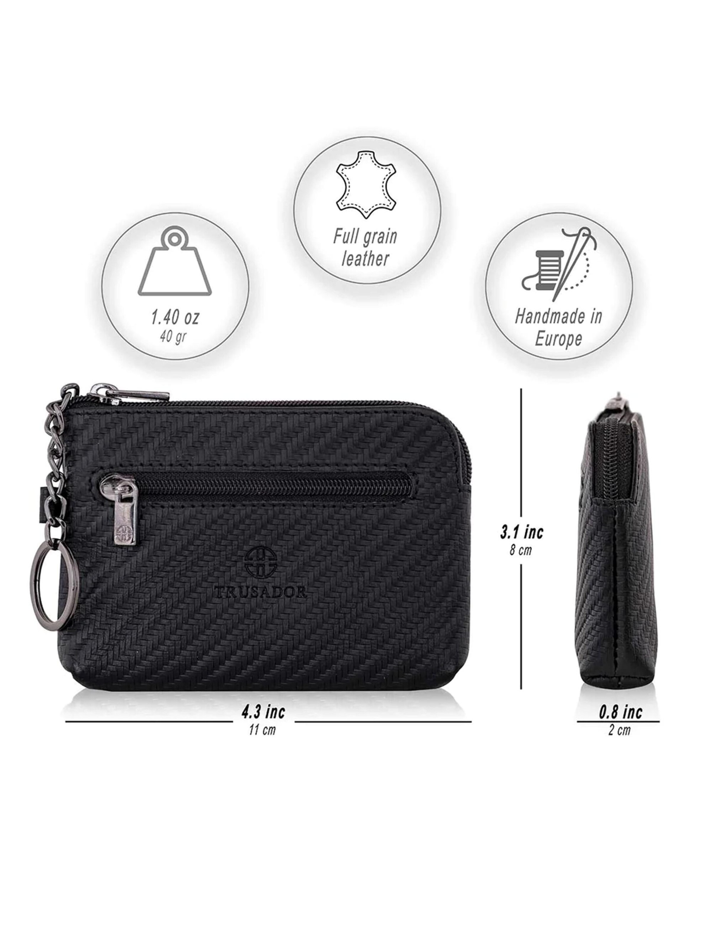 Trusador Key Ring 'Milano' in Grey