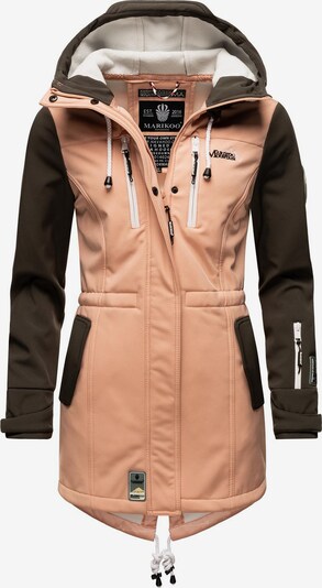 MARIKOO Manteau fonctionnel 'Zimtzicke' en rose / noir, Vue avec produit