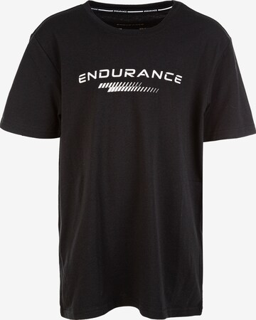 ENDURANCE Functioneel shirt 'Ostuno Jr.' in Zwart: voorkant