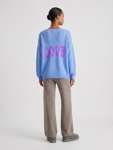 Pull-over oversize 'Silja' americandreams en bleu