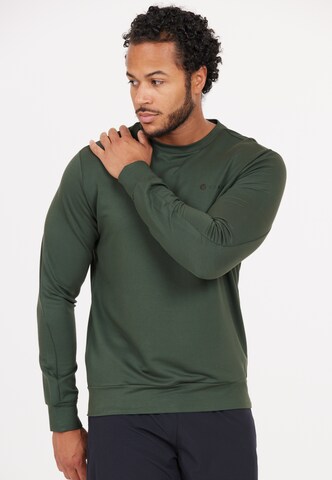 Virtus Sweatshirt 'Brent' in Groen: voorkant