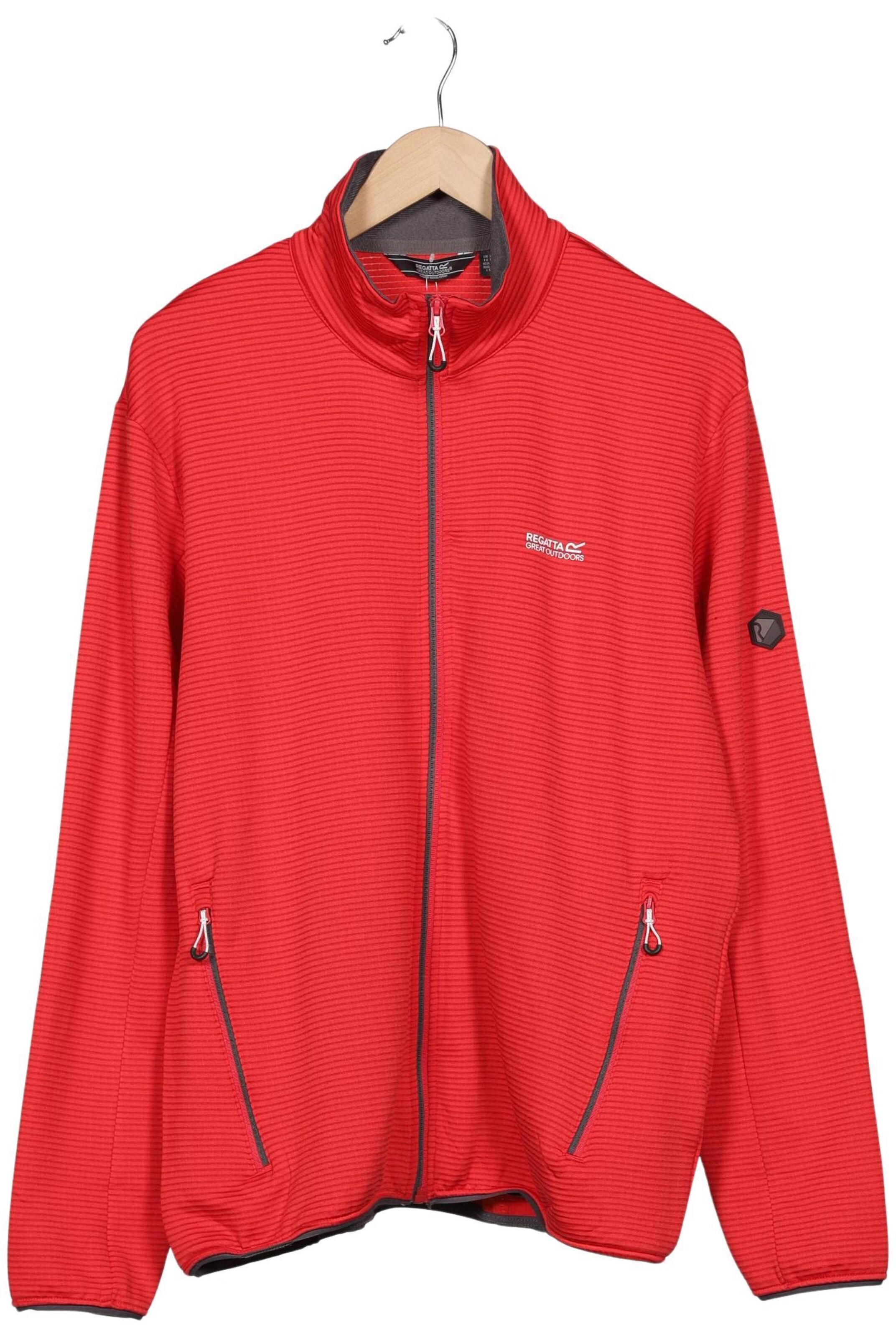 REGATTA Sweatshirt & Zip-Up Hoodie in XXL in Red: front