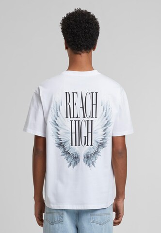 Mister Tee T-shirt 'Reach High' i vit: framsida