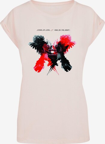 Merchcode T-Shirt 'Kings Of Leon - OBTN' in Pink: predná strana
