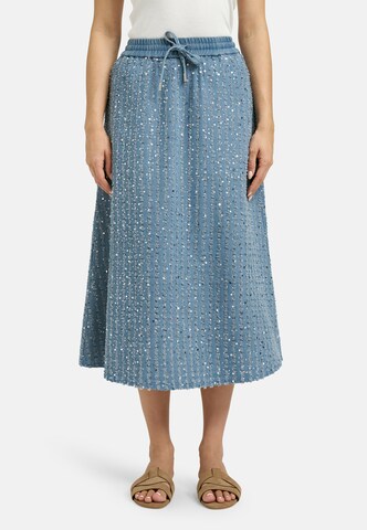 Milano Italy Skirt in Blue: front