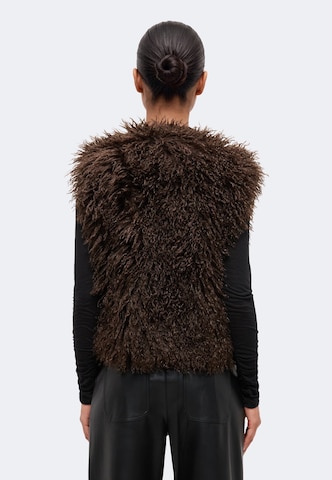 RINO & PELLE Vest 'Sensy' in Brown