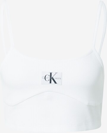 Top di Calvin Klein Jeans in bianco: frontale
