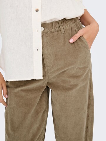 ONLY Regular Broek 'ONLFLORA' in Bruin