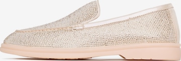 Chaussure basse CESARE GASPARI en beige : devant
