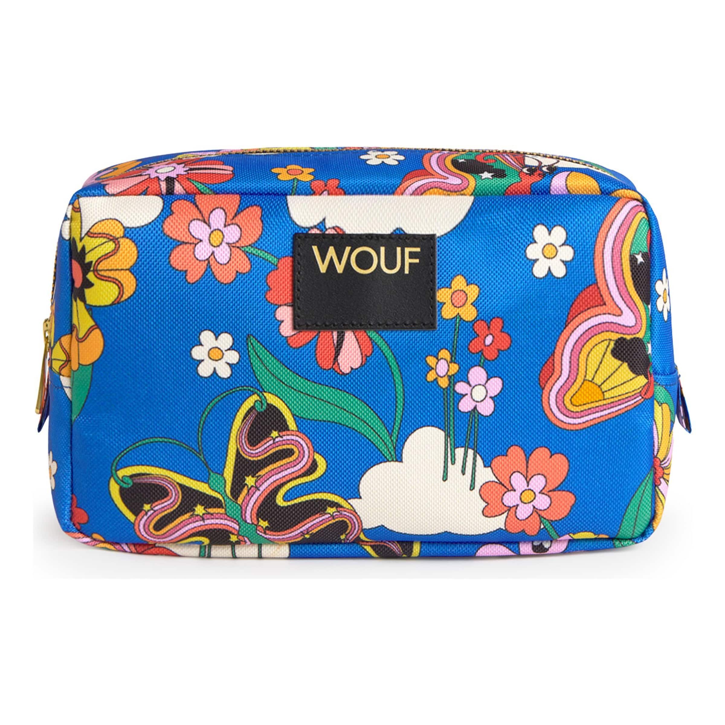 Trousses de toilette Wouf en marron : devant