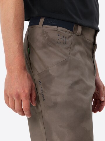 VAUDE Regular Outdoor trousers 'Loamer' in Brown