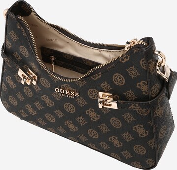 GUESS Schultertasche 'LORALEE' in Braun