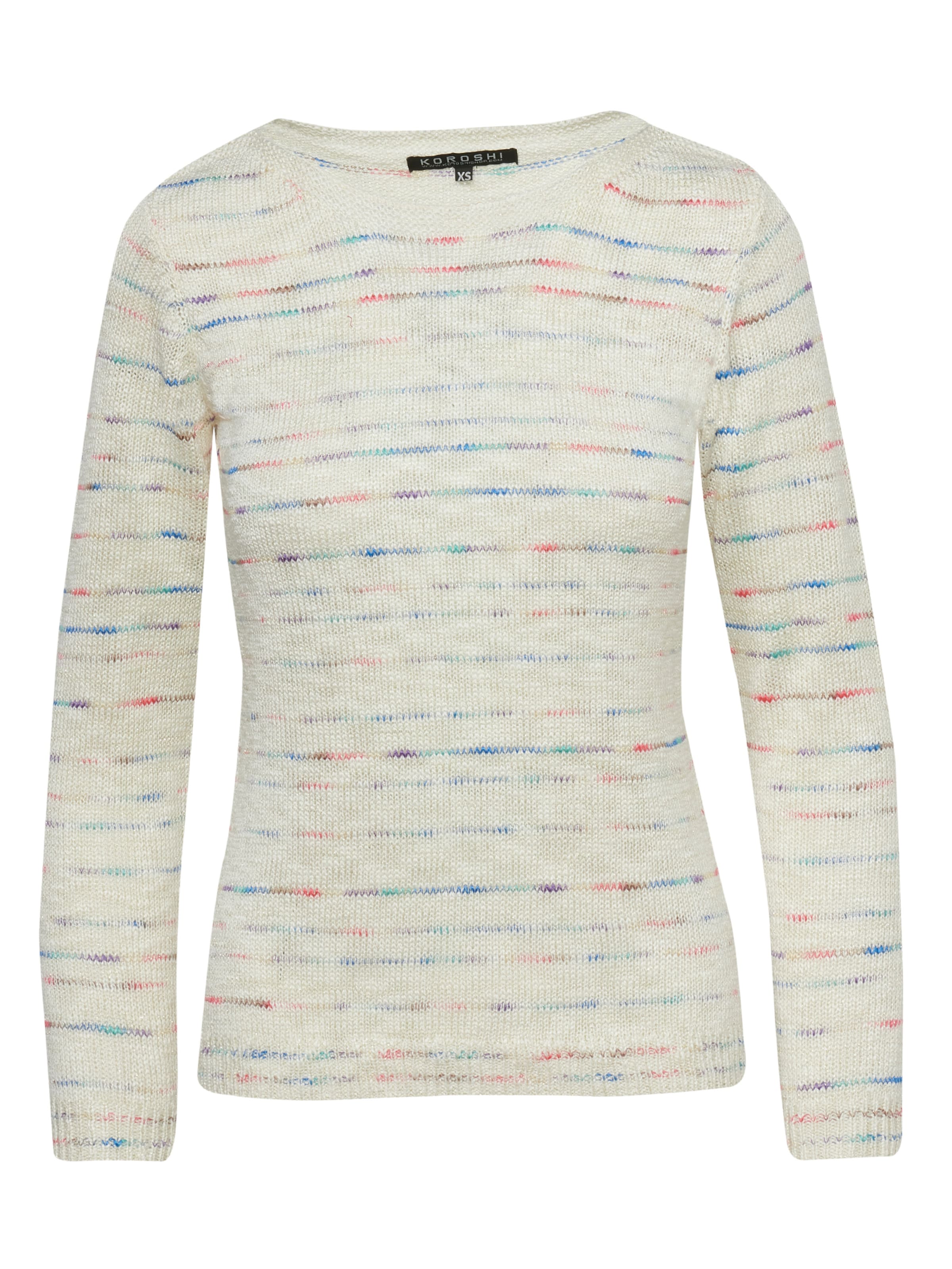 balta KOROSHI Megztinis: priekis