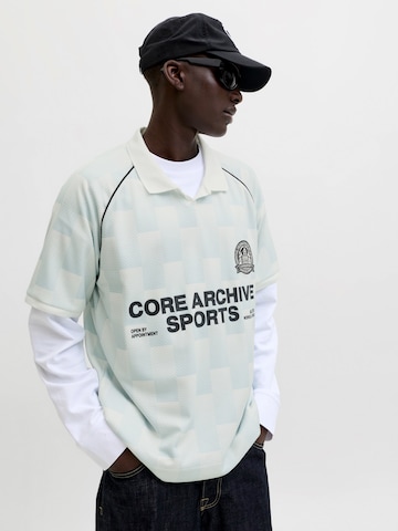 JACK & JONES Tričko 'JCOBREEZE FOOTBALL' - Zelená