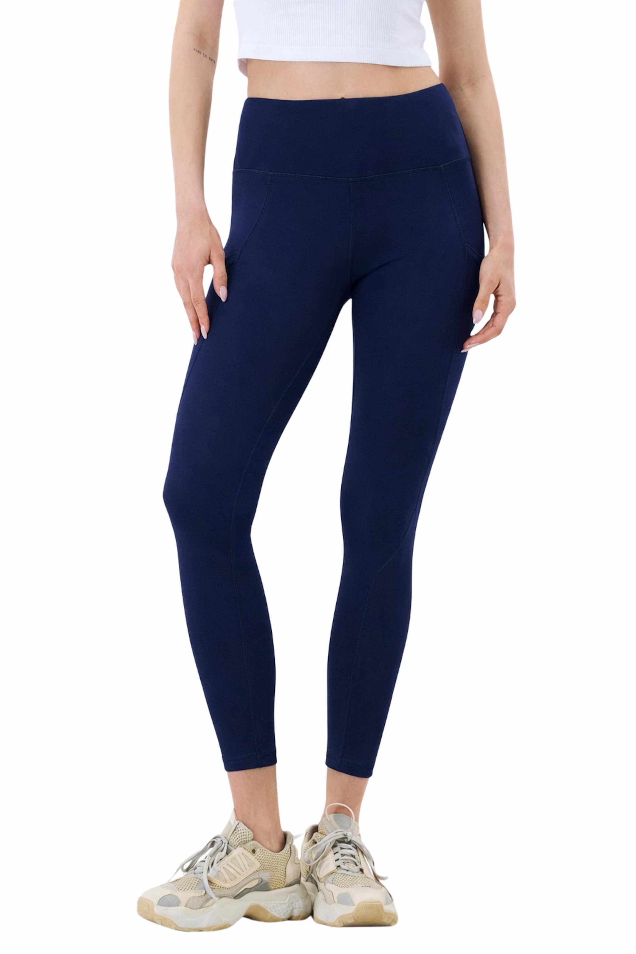 C&City Skinny Leggings in Blauw: voorkant