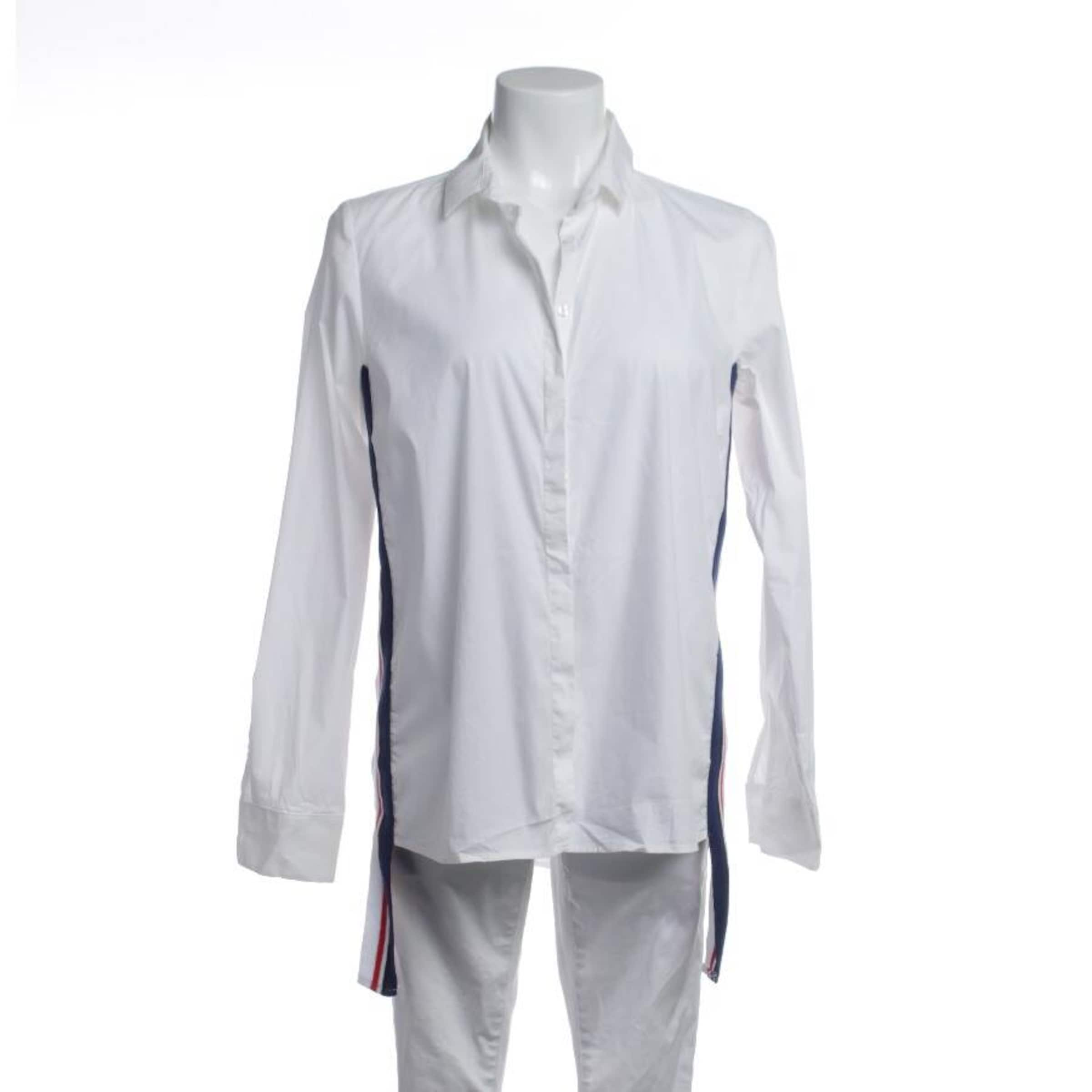 Mrs & Hugs Bluse / Tunika M in Weiß: Vorderseite