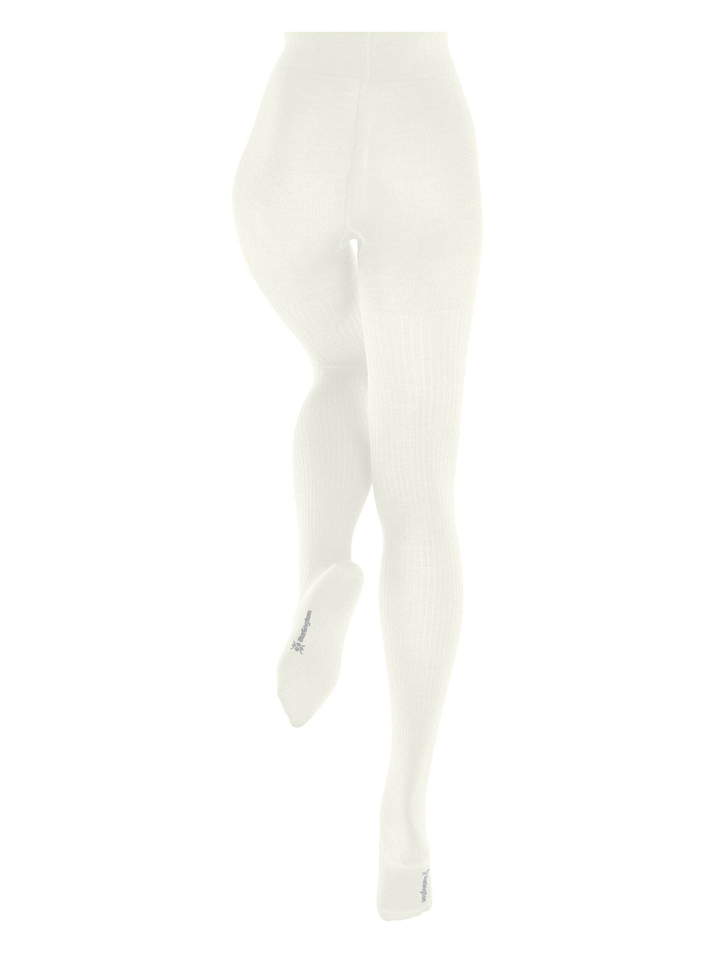 BURLINGTON Tights 'Rib Couture' in White