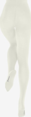 BURLINGTON Tights 'Rib Couture' in White: front