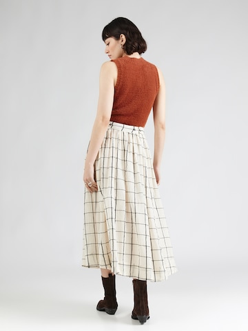 Jupe 'TSSALLY' TOPSHOP en blanc