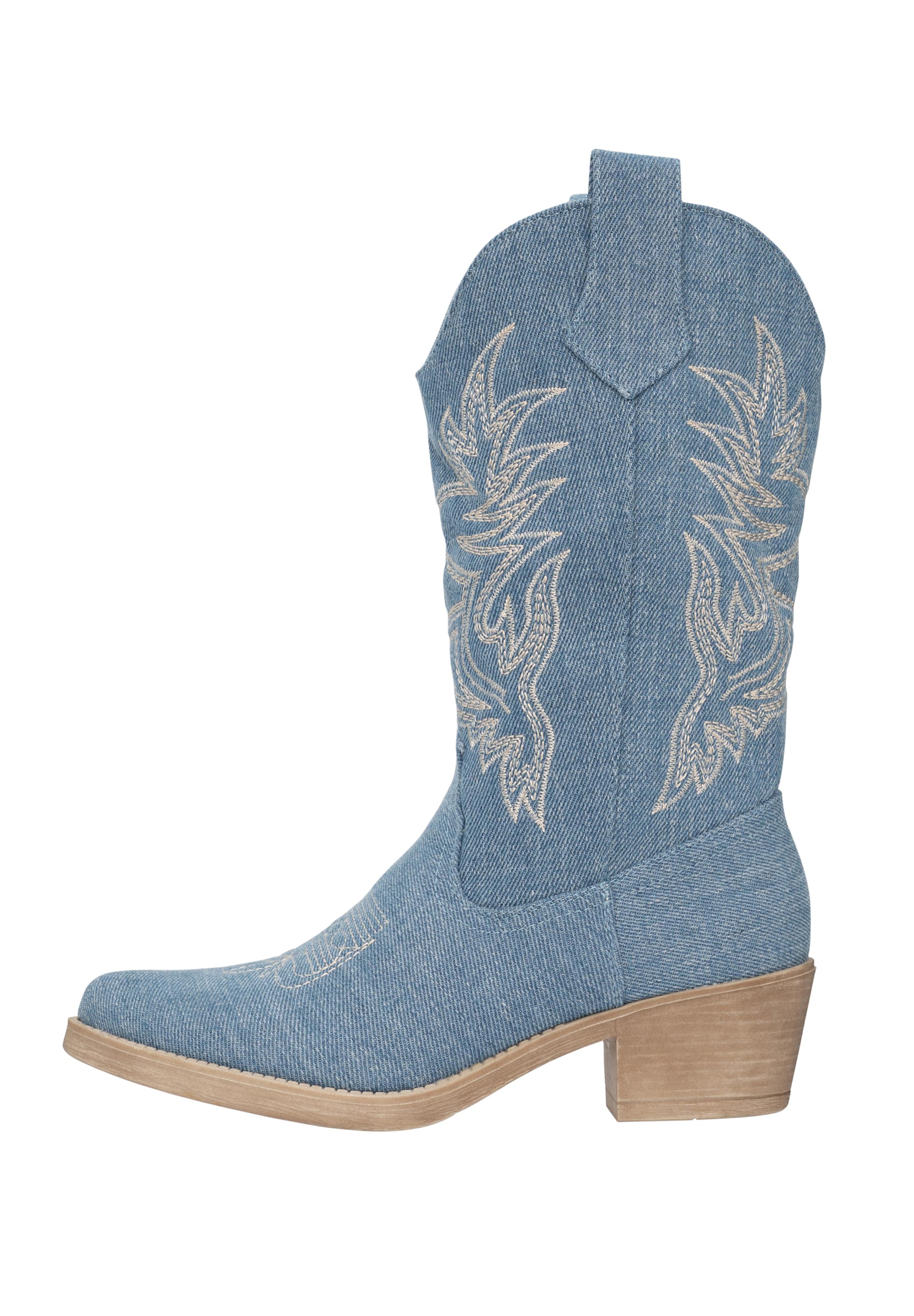 Salinyang Cowboylaarzen in Blauw