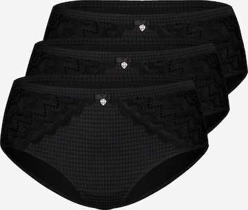 sassa Boyshorts 'Beautiful Classic' in Black: front