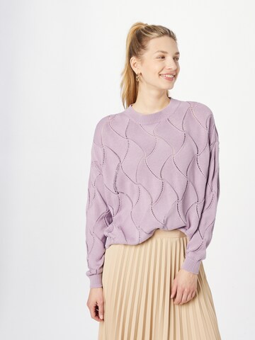 TAIFUN Sweater in Purple: front