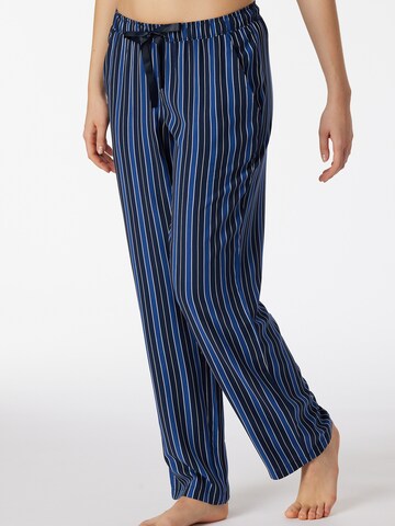 Pantalon de pyjama ' Mix & Relax ' SCHIESSER en bleu : devant