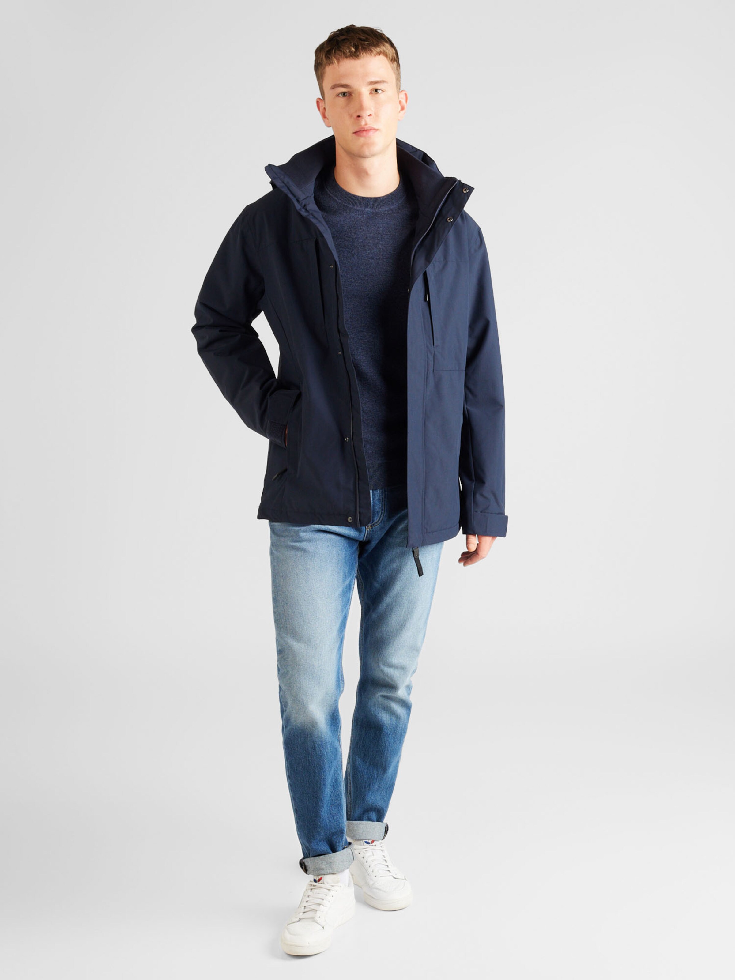 ICEPEAK Alston Giacca Uomo Impermeabile E Traspirante - Cappuccio Rimovibile