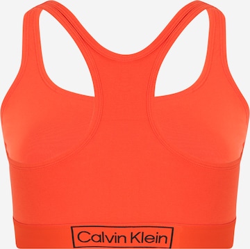 Bustier Soutien-gorge Calvin Klein Underwear Plus en orange