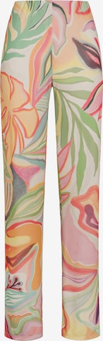 évasé Pantalon de sport DEHA en vert : devant