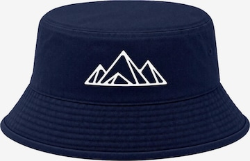 Neverless Hat 'Berg Polygon' in Blue: front