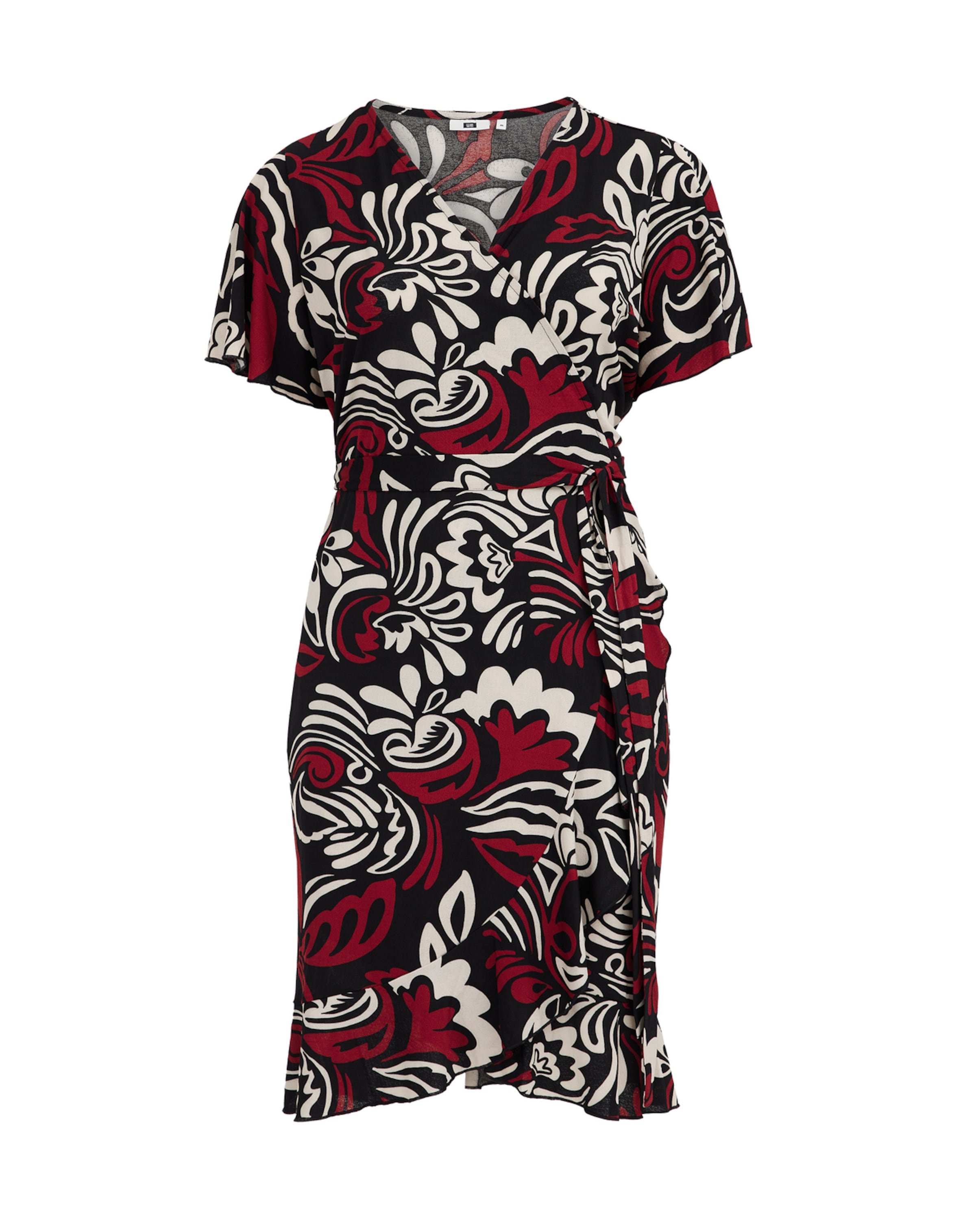 WE Fashion Рокля в червено: отпред