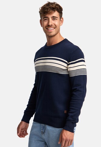 INDICODE JEANS Trui 'League' in Blauw