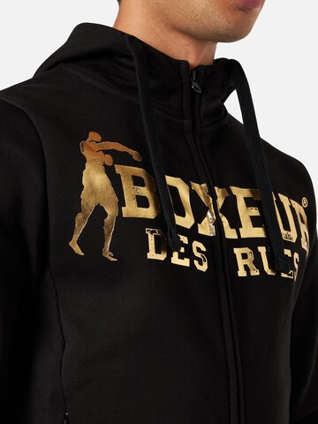 Boxeur des Rues Sweatjacke 'Hooded Full Zip Sweatshirt'‌‌ in Schwarz