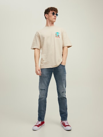 JACK & JONES Normální Džíny 'Mike Wood' – modrá