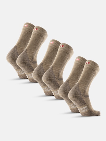 DANISH ENDURANCE Socken 'Hiking Classic ' in Beige