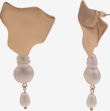 Leslii Earrings in Gold: front
