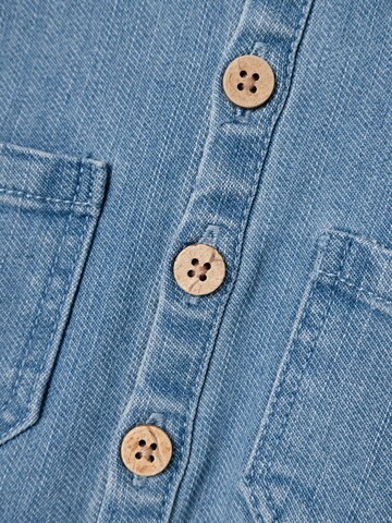 NAME IT Regular fit Button Up Shirt in Blue